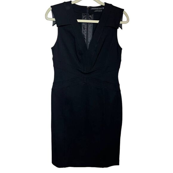 Mackage Black Bodycon Mini Dress Sz. 10 - Picture 1 of 6